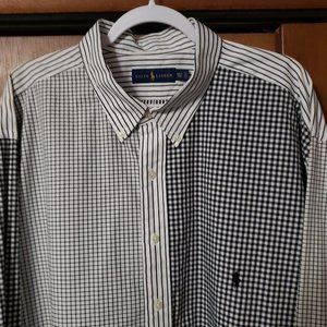 NWOT! Polo by Ralph Lauren, Multi-Pattern Button Down Shirt, Long Sleeve 3XLT
